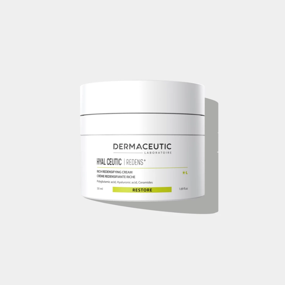 Dermaceutic Hyal Ceutic Redens+. Насыщенный ремоделирующий крем с гиалуроновой и полиглутаминовой кислотой